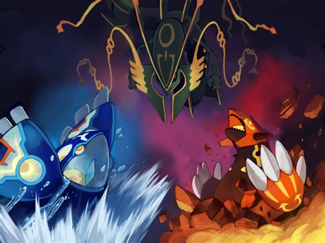 mega rayquaza primal groudon primal kyogre